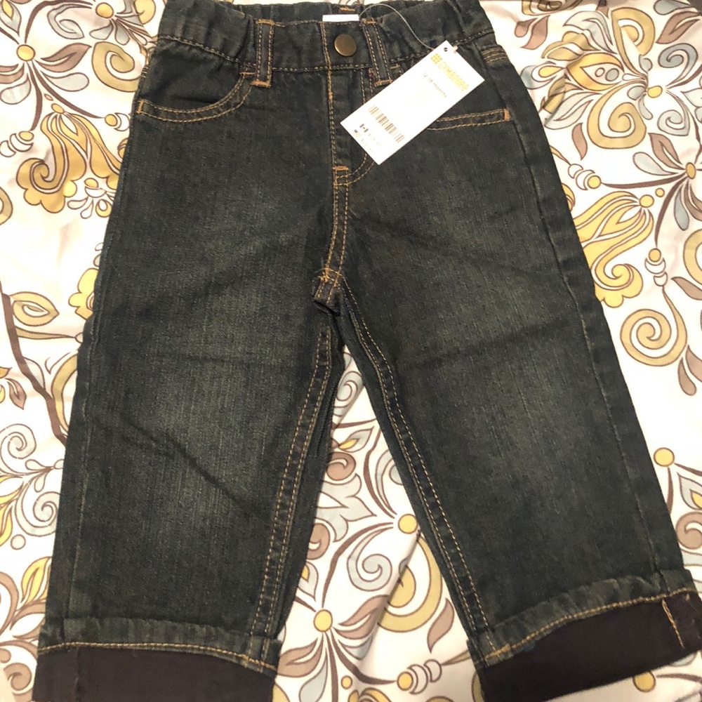 🦃 Gymboree toddler boys cuffed denim jeans